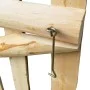 Tor für Zaun 100x100 imprägniertes Haselnussholz von , Gartentore - Ref: Foro24-142591, Preis: 83,55 €, Rabatt: %