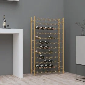 Gold metal wine rack for 72 bottles by , Wine racks - Ref: Foro24-340913, Price: 123,18 €, Discount: %