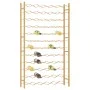 Gold metal wine rack for 72 bottles by , Wine racks - Ref: Foro24-340913, Price: 123,18 €, Discount: %