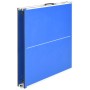 Mesa de ping pong con red azul 152x76x66 cm