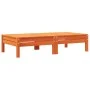 Fußstütze Gartenkissen 2 Stück Massivholz Kiefer braun Wachs von , Modulare Sofas für den Außenbereich - Ref: Foro24-838170, ...