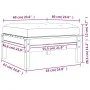 Fußstütze Gartenkissen 2 Stück Massivholz Kiefer braun Wachs von , Modulare Sofas für den Außenbereich - Ref: Foro24-838170, ...