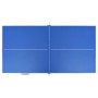 Mesa de ping pong con red azul 152x76x66 cm