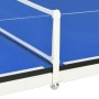 Mesa de ping pong con red azul 152x76x66 cm