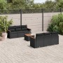 Set de comedor de jardín 7 pzas y cojines ratán sintético negro by , Garden sets - Ref: Foro24-3225789, Price: 438,48 €, Disc...
