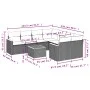 Set de sofás de jardín 8 piezas y cojines ratán sintético negro by , Garden sets - Ref: Foro24-3225825, Price: 510,24 €, Disc...