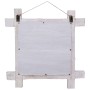 Weißer Spiegel aus recyceltem Massivholz, 70 x 70 cm von vidaXL, Spiegel - Ref: Foro24-283932, Preis: 78,70 €, Rabatt: %