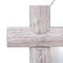 White recycled solid wood log mirror 70x70 cm by vidaXL, Mirrors - Ref: Foro24-283932, Price: 78,92 €, Discount: %