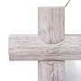 White recycled solid wood log mirror 70x70 cm by vidaXL, Mirrors - Ref: Foro24-283932, Price: 78,23 €, Discount: %