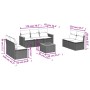 Juego de sofás jardín con cojines beige mezcla 8 pzas ratán PE by , Garden sets - Ref: Foro24-3225884, Price: 438,10 €, Disco...