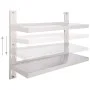 Floating wall shelf 2 levels stainless steel 100x30 cm by vidaXL, Shelves and shelves - Ref: Foro24-51047, Price: 112,82 €, D...