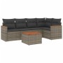 Gartenmöbel-Set, 6-teilig, mit grauen Polstern aus synthetischem Rattan. von , Gartensets - Ref: Foro24-3225955, Preis: 335,3...