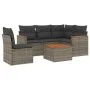 Gartenmöbel-Set, 6-teilig, mit grauen Polstern aus synthetischem Rattan. von , Gartensets - Ref: Foro24-3225983, Preis: 346,5...