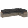 7-teiliges Gartensofa-Set mit grauen PE-Rattan-Kissen. von , Gartensets - Ref: Foro24-3226032, Preis: 408,34 €, Rabatt: %