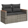 Set de sofás de jardín 8 pzas y cojines ratán sintético gris by , Garden sets - Ref: Foro24-3226039, Price: 449,09 €, Discoun...