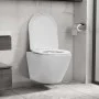 Spülrandloses Wand-WC aus weißer Keramik von vidaXL, Badezimmer - Ref: Foro24-145237, Preis: 171,20 €, Rabatt: %