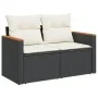 Set de sofás de jardín 12 piezas cojines ratán sintético negro by , Garden sets - Ref: Foro24-3226091, Price: 648,85 €, Disco...