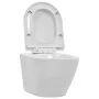 Spülrandloses Wand-WC aus weißer Keramik von vidaXL, Badezimmer - Ref: Foro24-145237, Preis: 171,20 €, Rabatt: %