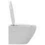Spülrandloses Wand-WC aus weißer Keramik von vidaXL, Badezimmer - Ref: Foro24-145237, Preis: 171,20 €, Rabatt: %