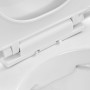 Spülrandloses Wand-WC aus weißer Keramik von vidaXL, Badezimmer - Ref: Foro24-145237, Preis: 158,81 €, Rabatt: %