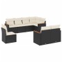 Set de sofás de jardín 8 piezas y cojines ratán sintético negro by , Garden sets - Ref: Foro24-3226161, Price: 467,50 €, Disc...