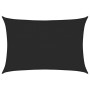 Toldo de vela negro HDPE 160 g/m² 3,5x4,5 m