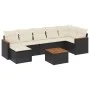 Set de sofás de jardín 8 piezas y cojines ratán sintético negro by , Garden sets - Ref: Foro24-3226196, Price: 443,49 €, Disc...