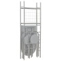 Juego de comedor plegable con estante 3 pzas MDF y acero gris | Foro24.es | Tu tienda online para hogar, jardín y más Foro24.es