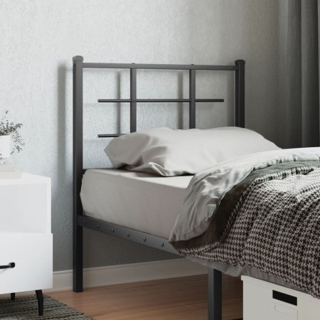 Kopfteil aus schwarzem Metall, 75 cm von , Kopf- und Fußteile - Ref: Foro24-355587, Preis: 24,43 €, Rabatt: %
