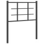 Cabecero de metal negro 75 cm de , Cabeceros y pies de cama - Ref: Foro24-355587, Precio: 23,99 €, Descuento: %