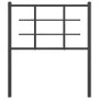 Cabecero de metal negro 75 cm de , Cabeceros y pies de cama - Ref: Foro24-355587, Precio: 23,99 €, Descuento: %
