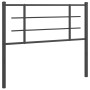 Kopfteil aus schwarzem Metall, 107 cm von , Kopf- und Fußteile - Ref: Foro24-355591, Preis: 25,98 €, Rabatt: %