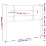 Kopfteil aus schwarzem Metall, 107 cm von , Kopf- und Fußteile - Ref: Foro24-355591, Preis: 25,56 €, Rabatt: %