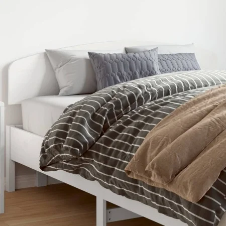 Bettkopfteil aus massivem weißem Kiefernholz, 160 cm von , Kopf- und Fußteile - Ref: Foro24-842495, Preis: 53,42 €, Rabatt: %