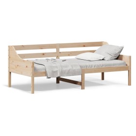 Schlafsofa aus massivem Kiefernholz, 100 x 200 cm von , Betten und Lattenroste - Ref: Foro24-842834, Preis: 132,14 €, Rabatt: %