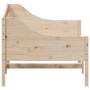 Solid pine wood sofa bed 100x200 cm by , Beds and slatted bases - Ref: Foro24-842834, Price: 132,14 €, Discount: %