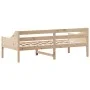 Sofá cama de madera maciza de pino 100x200 cm de , Camas y somieres - Ref: Foro24-842834, Precio: 130,53 €, Descuento: %