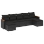 7-piece garden dining set and black synthetic rattan cushions by , Garden sets - Ref: Foro24-3226230, Price: 387,33 €, Discou...