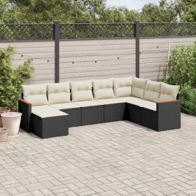8-piece garden sofa set and black synthetic rattan cushions by , Garden sets - Ref: Foro24-3226245, Price: 452,83 €, Discount: %