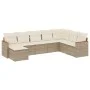 Garden sofa set with beige cushions 8 pcs PE rattan by , Garden sets - Ref: Foro24-3226247, Price: 529,11 €, Discount: %