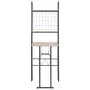 Folding dining set with shelf 3 pieces MDF and steel by vidaXL, Furniture sets for kitchens and dining rooms - Ref: Foro24-28...