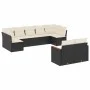 8-piece garden sofa set and black synthetic rattan cushions by , Garden sets - Ref: Foro24-3226287, Price: 525,87 €, Discount: %