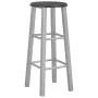 Kitchen stools 2 units silver MDF by vidaXL, Kitchen stools - Ref: Foro24-284410, Price: 69,28 €, Discount: %