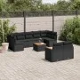 Garden sofa set 10 pieces with black synthetic rattan cushions by , Garden sets - Ref: Foro24-3226293, Price: 607,06 €, Disco...