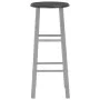 Kitchen stools 2 units silver MDF by vidaXL, Kitchen stools - Ref: Foro24-284410, Price: 69,28 €, Discount: %