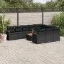 11-teiliges Gartensofa-Set und schwarze synthetische Rattankissen von , Gartensets - Ref: Foro24-3226342, Preis: 696,49 €, Ra...