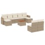 Garden sofa set with beige cushions 10 pieces synthetic rattan by , Garden sets - Ref: Foro24-3226380, Price: 541,12 €, Disco...