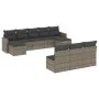 Set de sofás de jardín 10 pzas con cojines ratán sintético gris de , Conjuntos de jardín - Ref: Foro24-3226389, Precio: 521,3...