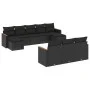 Garden sofa set 10 pieces with black synthetic rattan cushions by , Garden sets - Ref: Foro24-3226412, Price: 605,85 €, Disco...