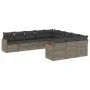 11-teilige Gartensofagarnitur und graue synthetische Rattankissen von , Gartensets - Ref: Foro24-3226431, Preis: 631,23 €, Ra...